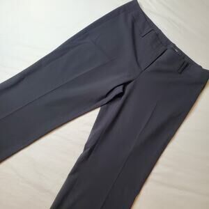 Hugo Boss Women's Size 8 Tulia Wool Flared Dress Pants Black